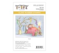 House-Mouse Holiday Dreams Cling Rubber Stamp Set