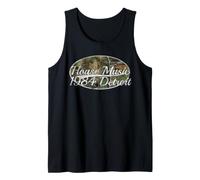 House Music 1984 Detroit Vintage Camo Techno Design Tank Top