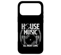 House Music All Night Long Funny DJ Disc Jockey Dad Husband Case for iPhone 17 Pro Max