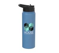 House Music Deep Funky Soulful Stainless Steel Insulated Water Bottle