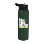 House Music Deep Funky Soulful Stainless Steel Insulated Water Bottle