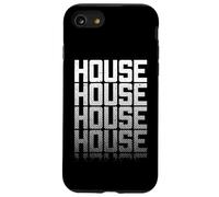 House Music DJ Vintage EDM Rave Text Fade Graphic Case for iPhone SE (2020) / 7/8