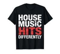 House Music Hits Differently EDM Mood Party |- Value Graphic T-Shirt