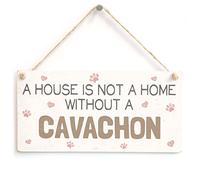 House Not a Home Without a Cavachon Sign, Dog Lover Decor