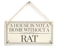 House Not a Home Without a Rat Sign, Rat Decor