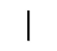 House Number 1 AVENIDA Door Numbers in 3 Sizes (15, 20, 25cm / 5.9, 7.8, 9.8in) Modern Floating House Number Acrylic in ixings, Colour:Black, Size:20cm / 7.9'' / 200mm