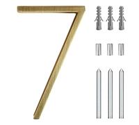 House Number, 5 Inch 3D Modern Floating Home Address Zip Code for Patio Mailbox Decoration Digital Signage(7)