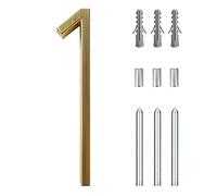 House Number, 5 Inch 3D Modern Floating Home Address Zip Code for Patio Mailbox Decoration Digital Signage(1)