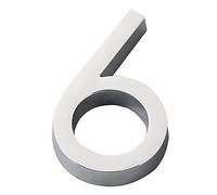 House Number, 60mm 3D Self-Adhesive Black, Suitable for Courtyards, Gardens, Garages, Mailboxes, Etc(6)