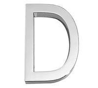 House Number, 60mm 3D Self-Adhesive Black, Suitable for Courtyards, Gardens, Garages, Mailboxes, Etc(D)