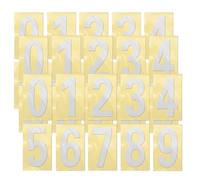 House Number Adhesive Numbers Weatherproof Reflective Number Stickers Large Numbers Stickers Self-Adhesive Door Number Mailbox Numbers Vinyl Waterproof 0-9 3 Inch for Letter Boxes