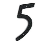 House number Aluminum Alloy 4 Inch House Address Numbers | Black 0-9 Numbers, Outdoor Door & Mailbox: House Address Signs(5)