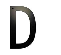 House Number Plaques 20-30 Cm Big Exterior House Number Outdoor Letters #0-9 Big Door Alphabet Home Outdoor Numbers Address Plaque Signs On The Door(D,25cm (10 inches))