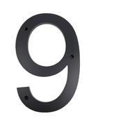 House Number Plaques 20-30 Cm Big Exterior House Number Outdoor Letters #0-9 Big Door Alphabet Home Outdoor Numbers Address Plaque Signs On The Door(Number-9,20cm (8 inches))