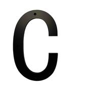 House Number Plaques 20-30 Cm Big Exterior House Number Outdoor Letters #0-9 Big Door Alphabet Home Outdoor Numbers Address Plaque Signs On The Door(C,25cm (10 inches))
