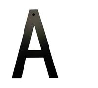House Number Plaques 20-30 Cm Big Exterior House Number Outdoor Letters #0-9 Big Door Alphabet Home Outdoor Numbers Address Plaque Signs On The Door(A,20cm (8 inches))