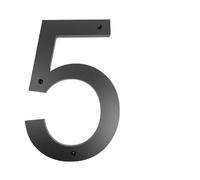 House Number Plaques 20-30 Cm Big Exterior House Number Outdoor Letters #0-9 Big Door Alphabet Home Outdoor Numbers Address Plaque Signs On The Door(Number-5,25cm (10 inches))