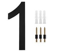 House Number Plaques 200mm/8 In Floating House Number Black A B C D Numbers Address Sign #0-9 Letters Big Modern Door Plates Home Outdoor Numeros(1)