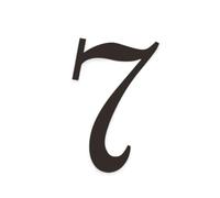 House Number Plaques Creative House Apartment Numbers Fashion Self Adhesive Number Signs On The Door Home Hotel Office Building Flat Number Plates(A7)