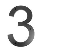 House Number Plaques Exterior House Numbers Outdoor Letters Digital 20-30cm 0-9 Apartment Door Number Exterior House Address Number Signs On The Door(Number-3,20cm (8 inches))