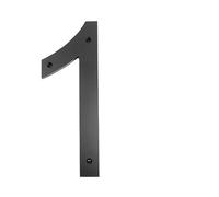 House Number Plaques Exterior House Numbers Outdoor Letters Digital 20-30cm 0-9 Apartment Door Number Exterior House Address Number Signs On The Door(Number-1,25cm (10 inches))