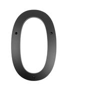 House Number Plaques Exterior House Numbers Outdoor Letters Digital 20-30cm 0-9 Apartment Door Number Exterior House Address Number Signs On The Door(Number-0,25cm (10 inches))