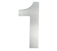 House Number Plaques Modern House Number - SUPER LARGE 12 Inch - Brushed Stainless Steel,Floating Appearance, Easy To Install And Made Of Solid 304(Silver No.1,30cm)