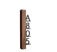 House Number Plate Custom Residential Private RoomHotel Villa Room Entrance Door Digital Affix Acrylic Wood Sign(G)