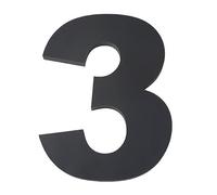 House Number Sign， 20cm Large Acrylic Floatings Big Outdoor Sign 8 Inch,for Door Plaque Number Villa House Hotel Office Digital 1pcs(Number 3)