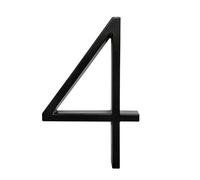 House Number Sign， Floating Letters Big Door Alphabet 5Inch Black Numbers Address Plaque, For Home Outdoor Hotel Accessories 127mm(Color 4)