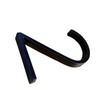 House Numbers, 125mm Zinc Alloy Floating Metal House Numbers Letters Address Sign Plate for Yard Door Mailbox Black Digits 0-9(2)
