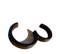 House Numbers, 125mm Zinc Alloy Floating Metal House Numbers Letters Address Sign Plate for Yard Door Mailbox Black Digits 0-9(3)