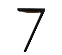 House Numbers 127mm Floating House Number Letters Big Modern Door Alphabet Home Outdoor 5 In.Black Numbers Address Plaque 0-9,AB Front Door Numbers(7)