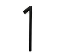 House Numbers 127mm Floating House Number Letters Big Modern Door Alphabet Home Outdoor 5 In.Black Numbers Address Plaque 0-9,AB Front Door Numbers(1)