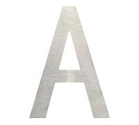 House Numbers 15/20/25/30cm Stainless Steel House Number Silver Address Sign 0-9 Huisnummer Outdoor Numbers Home Numeros Casa Exterior Big(Silver A,15cm)