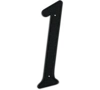 House Numbers 1pc 101mm Metal House Number 4inch Black Aluminum Alloy Numbers Door Number Mailbox Address Sign Outdoor House Number #0-9(1)