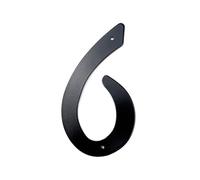 House Numbers 1pc 101mm Metal House Number Black Aluminum Alloy Number Letter Door Number Mailbox Address Sign Outdoor House Number(Color-06)