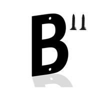 House Numbers 2.5/3/4 Inch 1pcs House Number Address Street Iron Metal Sign Plate Hanging Dec Plates Garden Letter Plaques Signs(Color-B,4inch)