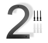 House Numbers 20-30 Cm Big Exterior House Number Outdoor Letters 0-9 Door Alphabet Home Numbers Address Plaque Signs On The(Number-2,20cm (8 inches))