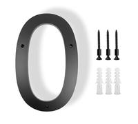 House Numbers 20-30 Cm Big Exterior House Number Outdoor Letters 0-9 Door Alphabet Home Numbers Address Plaque Signs On The(Number-0,25cm (10 inches))
