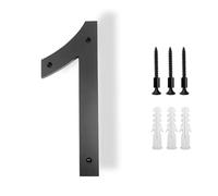 House Numbers 20-30 Cm Big Exterior House Number Outdoor Letters 0-9 Door Alphabet Home Numbers Address Plaque Signs On The(Number-1,30cm (12 inches))