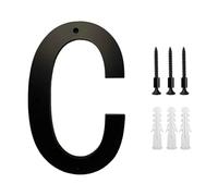 House Numbers 20-30 Cm Big Exterior House Number Outdoor Letters 0-9 Door Alphabet Home Numbers Address Plaque Signs On The(C,20cm (8 inches))
