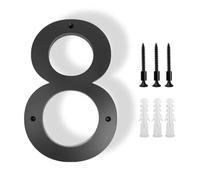 House Numbers 20-30 Cm Big Exterior House Number Outdoor Letters 0-9 Door Alphabet Home Numbers Address Plaque Signs On The(Number-8,20cm (8 inches))