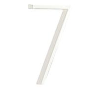 House Numbers, 5 Inch Floating House Number Aluminum Alloy White Digits 0-9 Outdoor Address Plate(7)