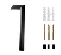 House Numbers 8 Inch/200 Mm Floating House Number 3D Numbers Address Sign #0-9 Letters Big Modern Door Plates Home Outdoor Front Door Numbers(1)