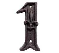 House Numbers Cast Iron House Number Sign 0-9 Alphabet Letters 5 Inch Signage Home Door Numbers Outdoor Address Numeros Puerta Pretty Well(1)