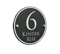 House Numbers Customize Modern House Address Plaque Door Number Signs Name Plates Glass Effect Acrylic Front Door Numbers(Type 19,15cm x 25cm)