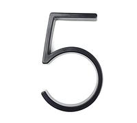 House Numbers, Floating Address Plaque House Numbers Letters Symbols Outdoor Pack Of 15 Black 125mm(5)
