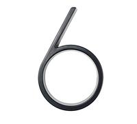 House Numbers, Floating Address Plaque House Numbers Letters Symbols Outdoor Pack Of 15 Black 125mm(6)
