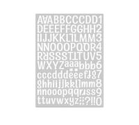 House Numbers for Mailbox - Letter Stickers Small, 1 Inch Multiple Colors Letter And Number Stickers, for Are Applicable for Mailboxes, Signmaking Them More Recognizable(White,10sheets)